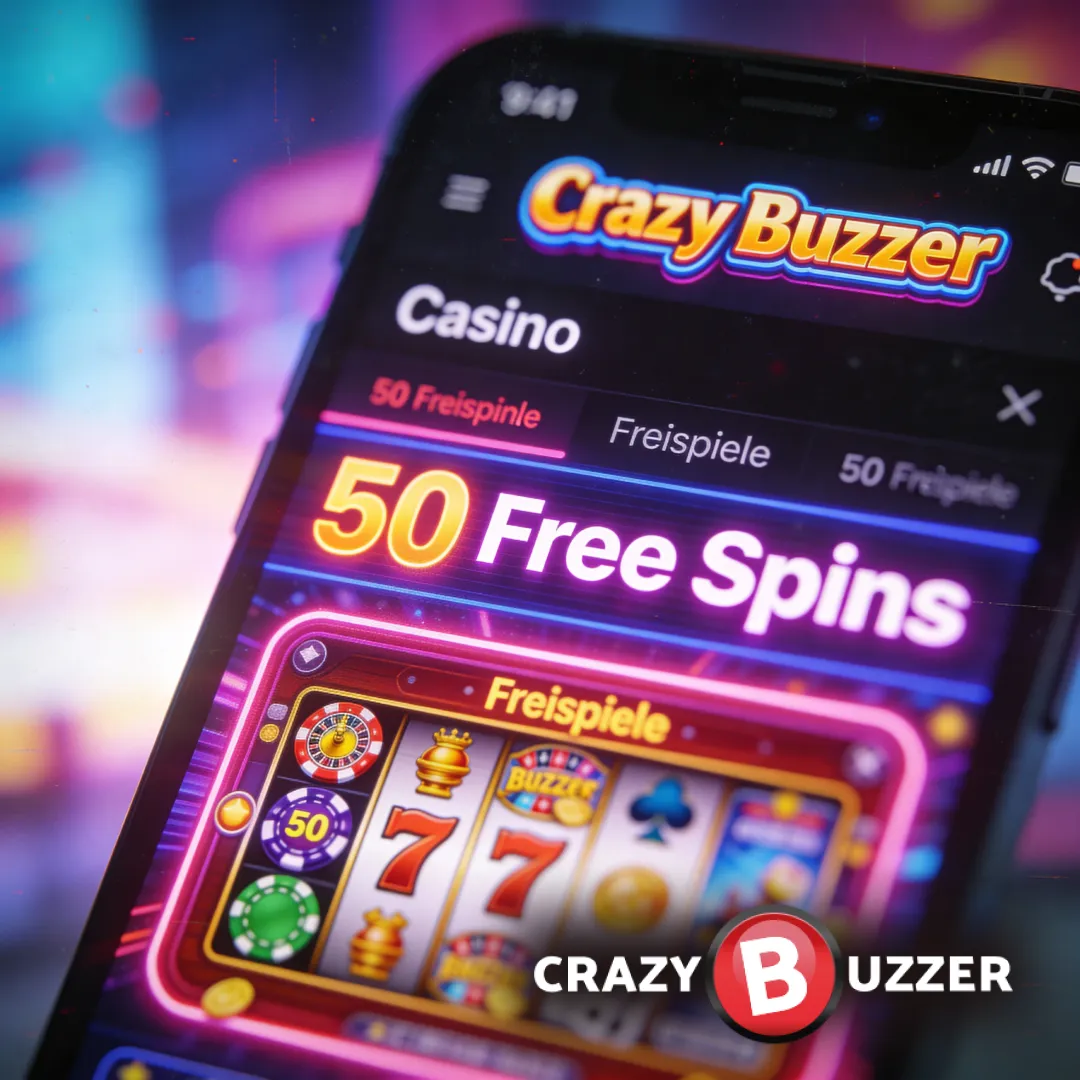 CrazyBuzzer Casino 50 Free Spins